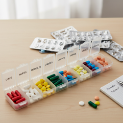 Realización de pastilleros semanales personalizados (SPD)